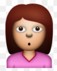 Png Ios Emoji Person With Pouting - Ariana Grandes Favourite Emoji,Pouting Emoji