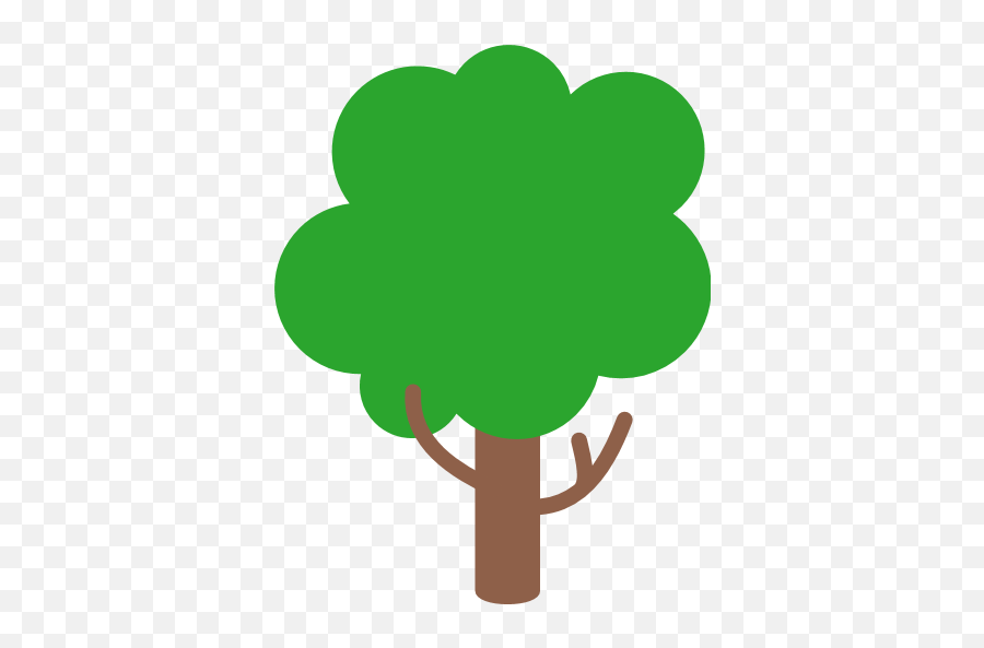 Deciduous Tree Emoji For Facebook Email Sms - Trees Emoji,Green Leaf Emoji