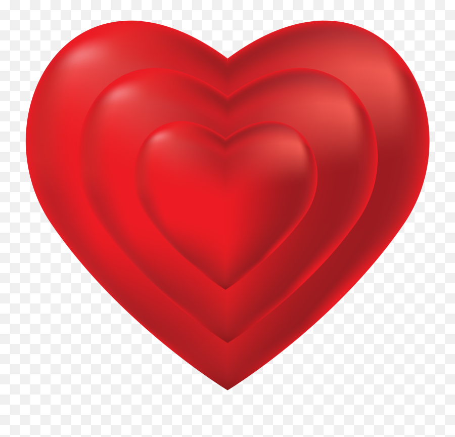 3 Hearts Inside Transparent Png Clip Art - Heart Emoji,3 Hearts Emoji