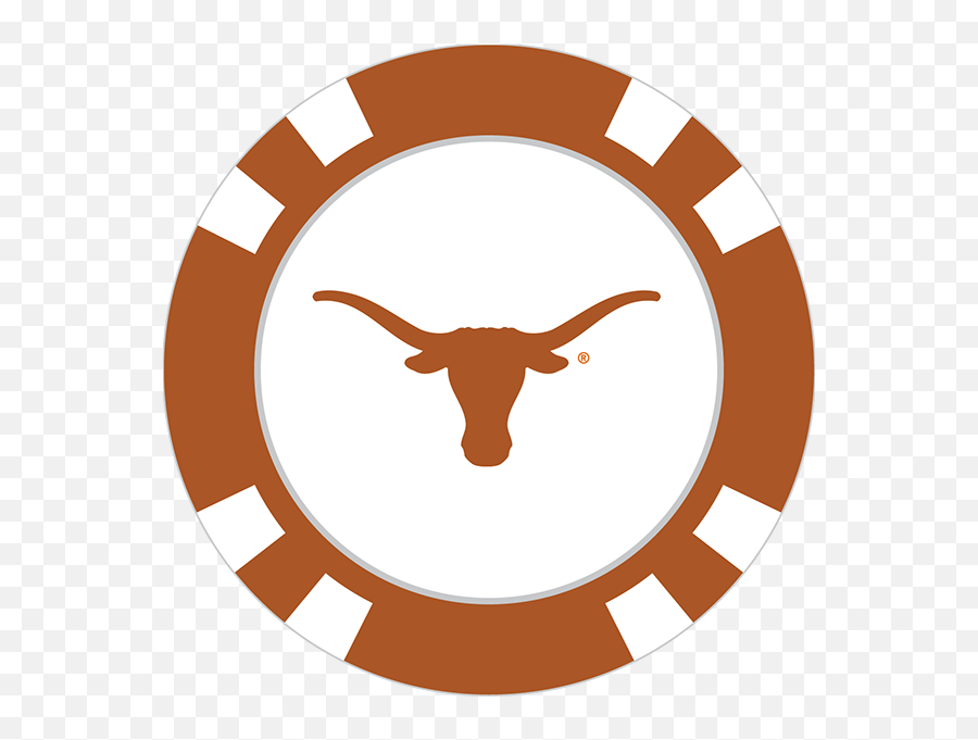 Texas Longhorn Cattle Clipart - Bruins Poker Chip Emoji,Texas Longhorn Emoji