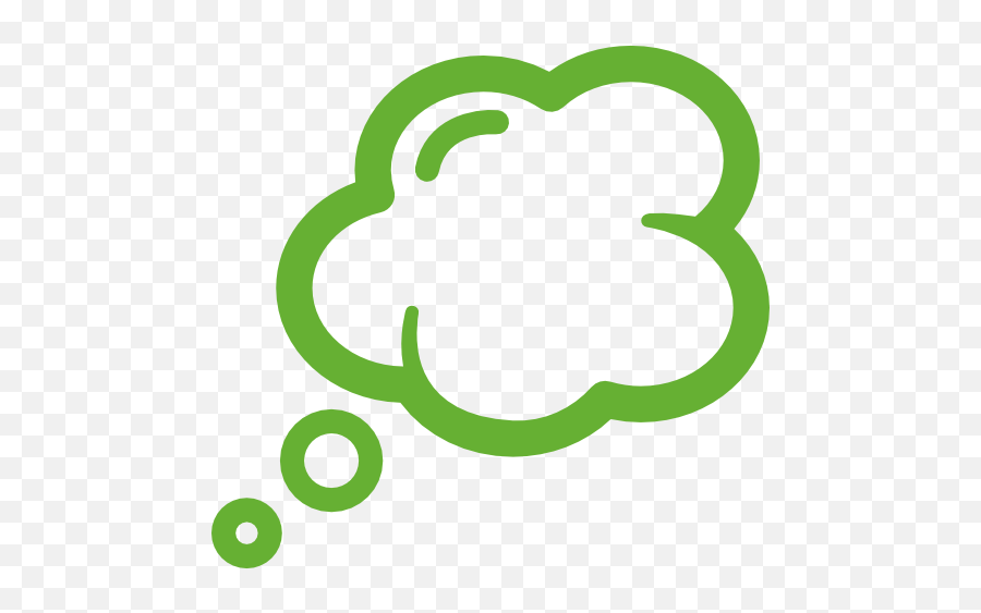 Thought Icon At Getdrawings Free Download - Green Thought Bubble Png Emoji,Thought Cloud Emoji
