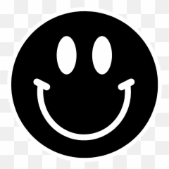 Clipart face happy Transparent FREE for - Smiley Face Black Emoji