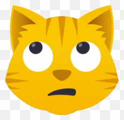 Rolling Eyes Cat Gif - Joypixels Emoji