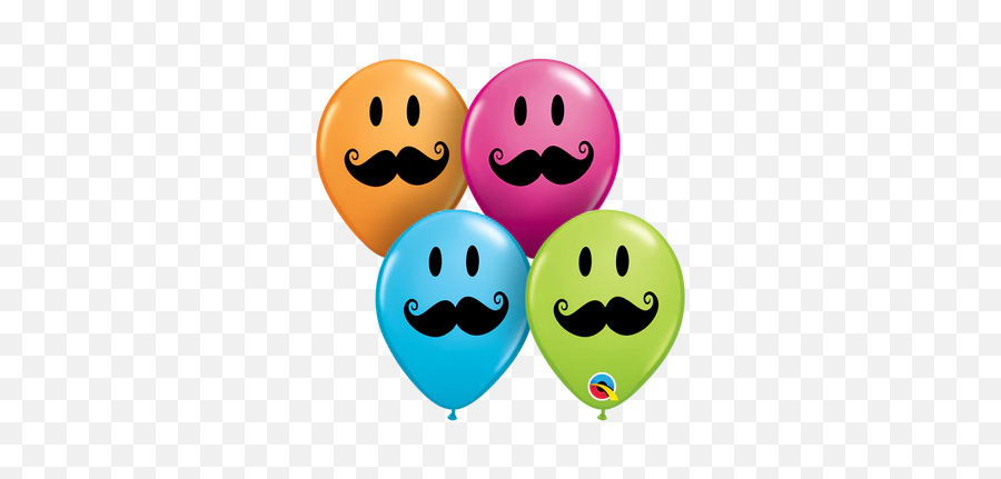 Theme Mylar - Mustache Balloons Emoji,Cinco De Mayo Emoji