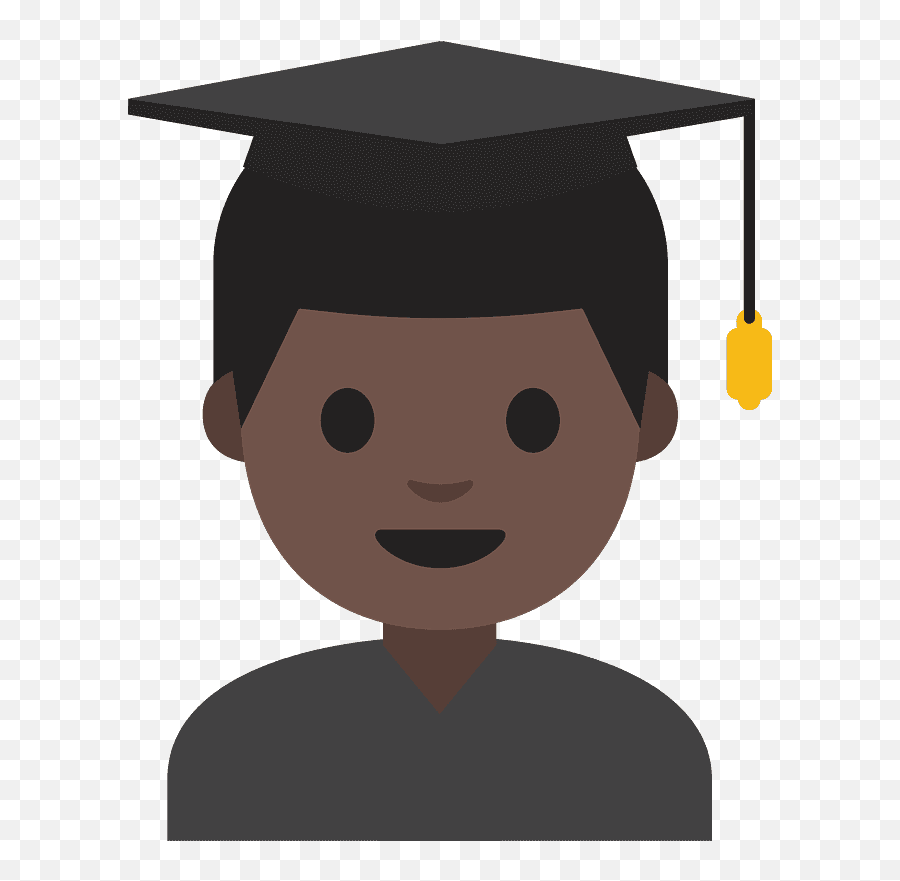 Man Student Emoji Clipart - Graduation Emoji Transparent,Diploma Emoji
