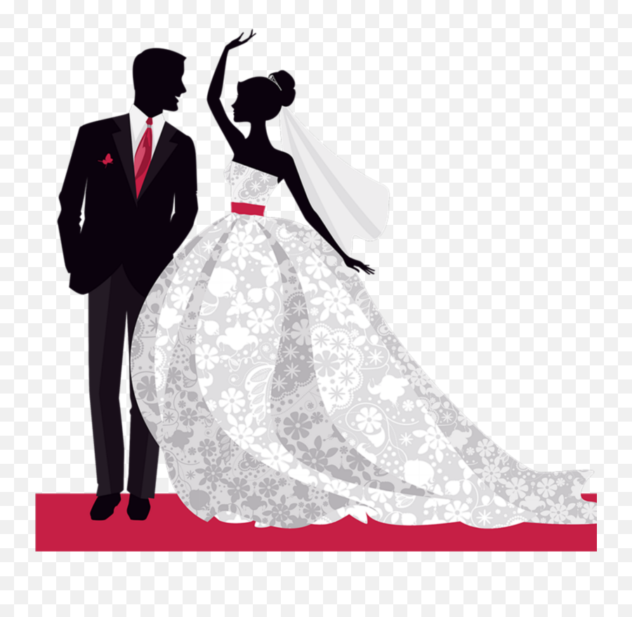 Largest Collection Of Free - Toedit Brideandgroom Stickers Bride And Groom Silhouette Emoji,Marriage Emoji