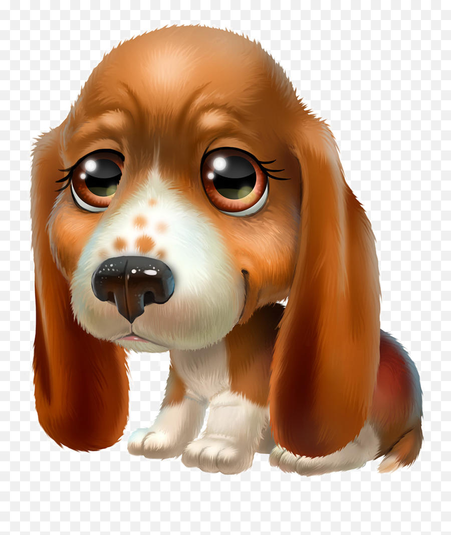 Beagle Vector Sad Puppy - Puppy Dog Ears Clipart Sad Dog Clipart Png Emoji,Puppy Dog Eyes Emoji