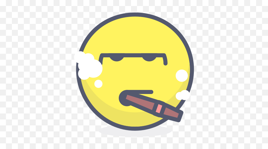 Smoker - Free Smileys Icons Happy Emoji,Weak Link Emoji