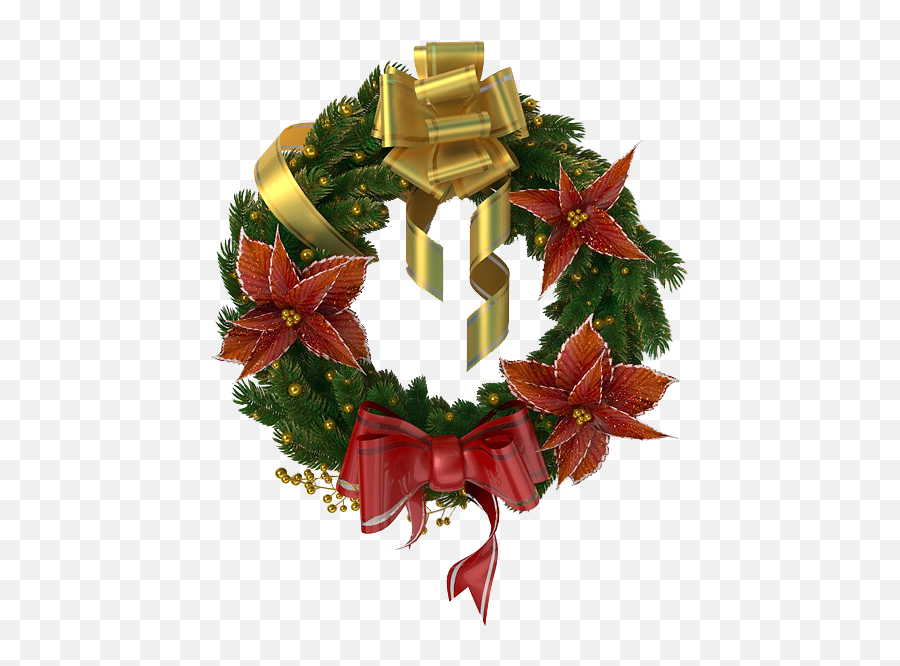 Christmas Wreath - For Holiday Emoji,Christmas Wreath Emoji
