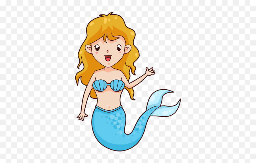 Mermaid Free To Use Clipart - Clipart Mermaid Cartoon Png Emoji,Mermaid Emoji Android