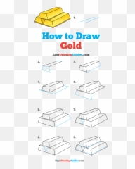 How To Draw Gold - Diagram Emoji,Gold Bar Emoji