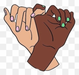 freetoedit blm Sticker by s h - Holding Hands Blm Art Emoji