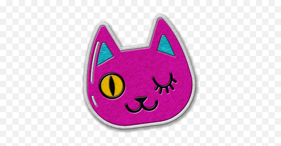 Cat Girlpower Meow Handpainted Emoji - Cartoon,Emoji Pins