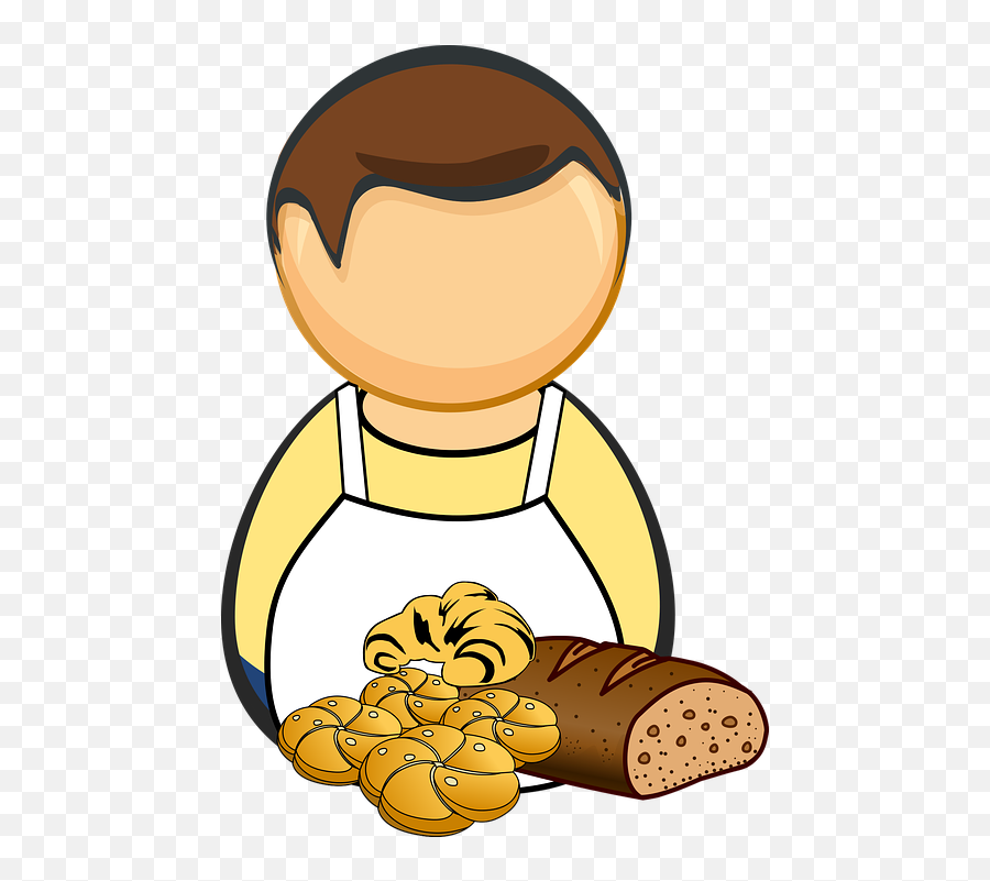Bake Baker Bread - Bread And Pastry Clip Art Emoji,Trophy And Cake Emoji