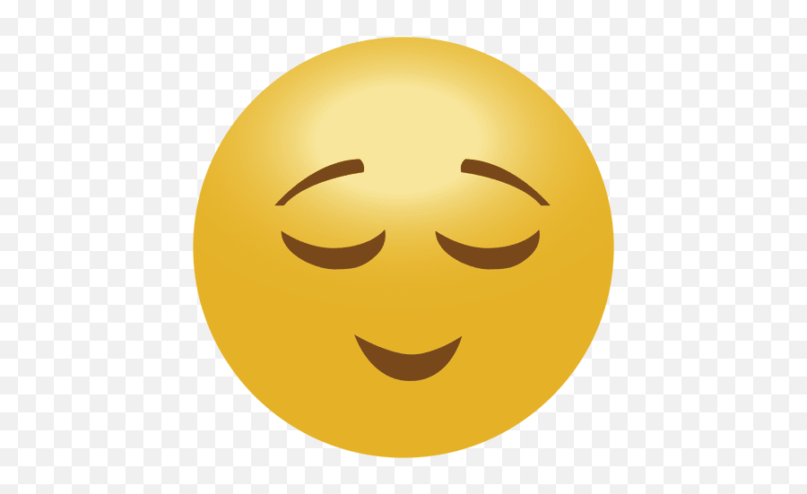 Calm Emoji Emoticon - Transparent Smiley Emoji Png,Calm Emoji