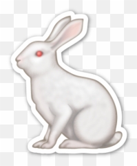 Rabbit - Transparent Rabbit Emoji Png,Bone Emoji