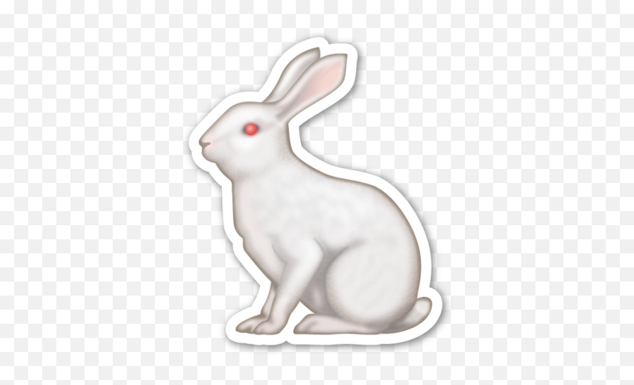 Rabbit - Transparent Rabbit Emoji Png,Bone Emoji