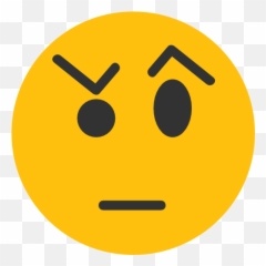 Raised Eyebrow Emoticon Text - Icon Emoji