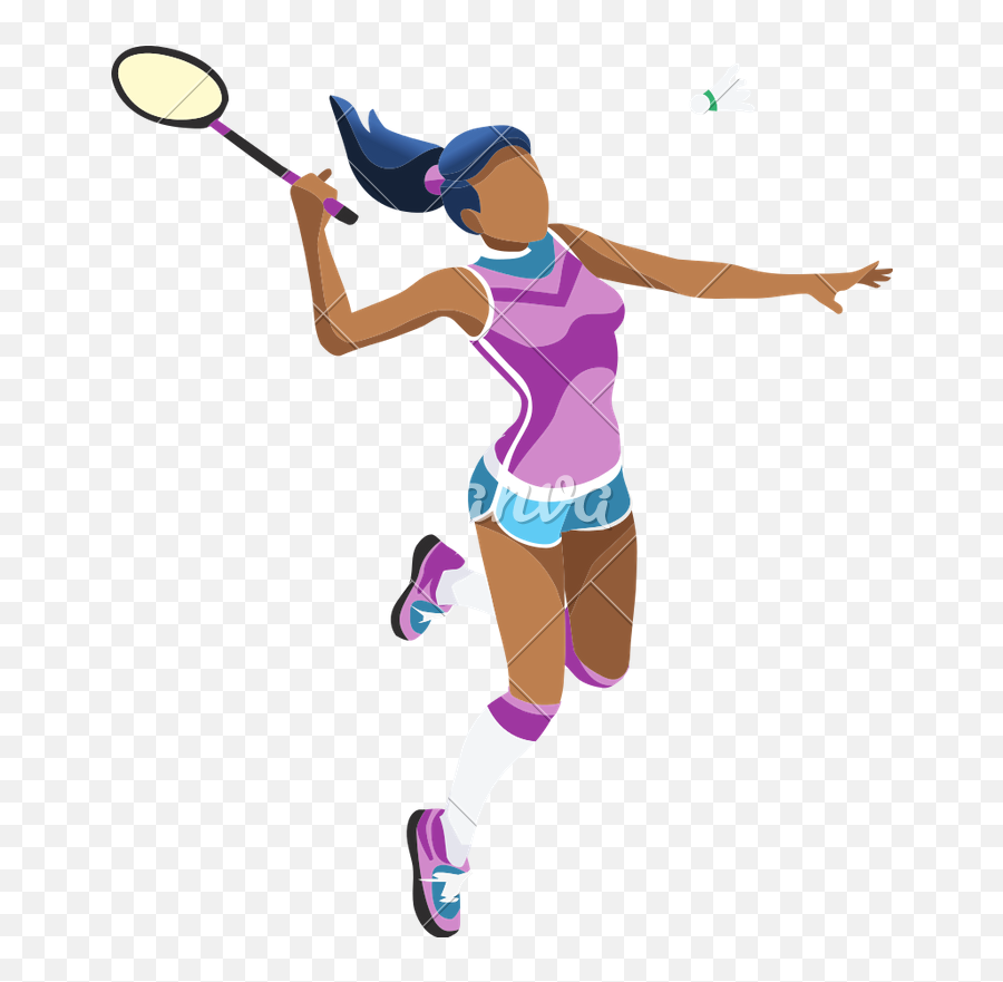 Vector Freeuse Download Girl Icons By - Badminton Girl Player Cartoon Emoji,Badminton Emoji