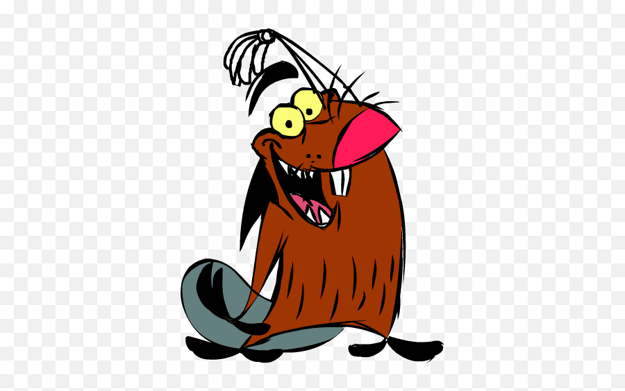 Djk Animation Daggett Beaver The Angry Beavers Djk - Clip Art Emoji,Beaver Emoji