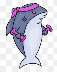 Exerciseshark - Emoji,Shark Emoji