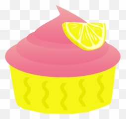 Free Vanilla Cake Cliparts Download - Pink And Yellow Cupcake Clipart Emoji,Emoji Cupcakes