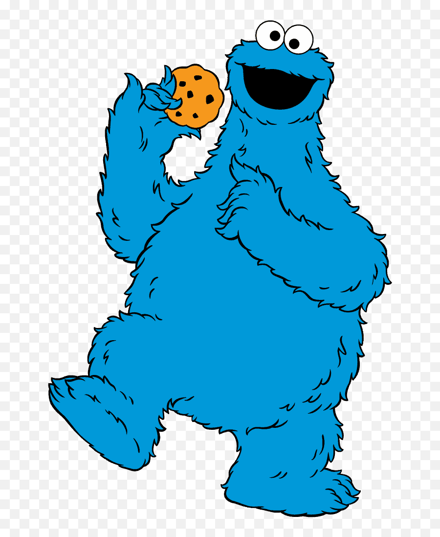 Free Animated Cookie Monster Clipart - Cartoon Sesame Street Cookie Monster Emoji,Cookie Monster Emoji