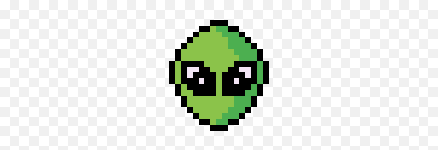 Pixilart - Simple Area 51 Alien By Physi Smiley Emoji,Alien Emoticon