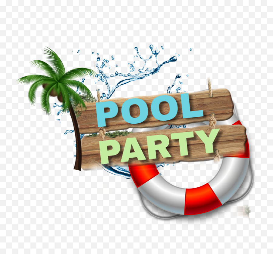 Pool Party - Graphic Design Emoji,Emoji Pool Party