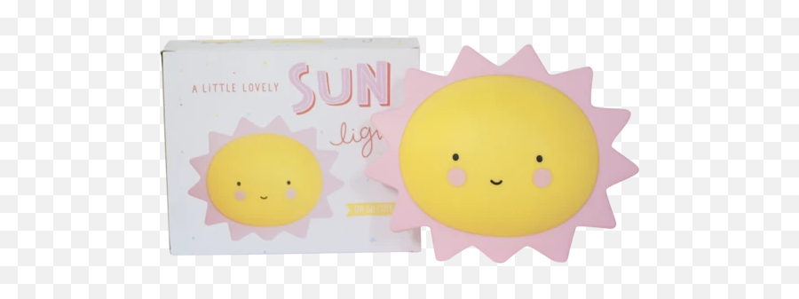 A Little Lovely Company Mini Sun Night Light - Sugarloaf Lamp Emoji,Sunshine Emoticon
