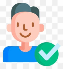 Verified account - Free social media icons Clip Art Emoji