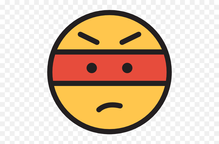 Ninja - Free Smileys Icons Circle Emoji,Emoji Typewriter