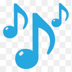 Musical Notes Emoji Clipart