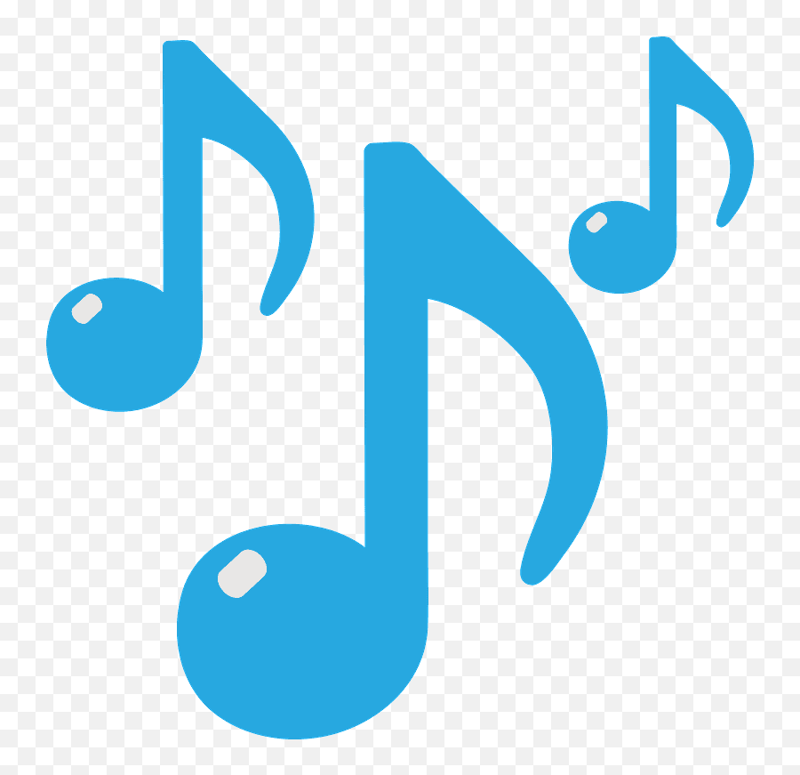Musical Notes Emoji Clipart,Music Note Emoji