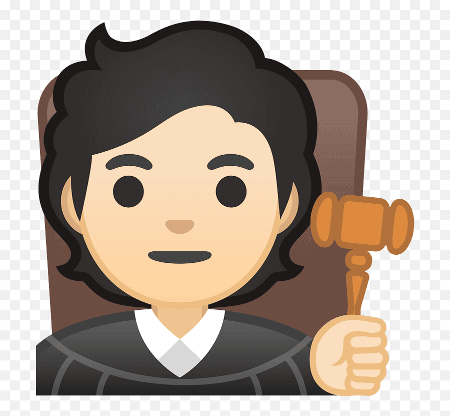 Judge Emoji Clipart - Judge Emoji,Justice Emoji