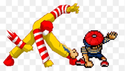 Top Wwe 2 K 16 Harambe Dk Donkey Kong Ronald Mcdonald - Pixel Art Emoji