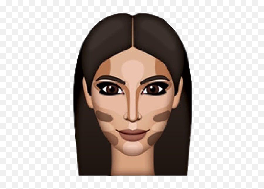 Makeup Emoji - Kim Kardashian Emoji Png,Makeup Emojis