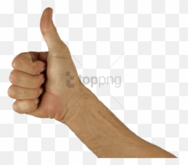 Download Hd Free Png Thumbs Up Arm Png Image With - Thumbs Up No Background Emoji,Brown Thumbs Up Emoji