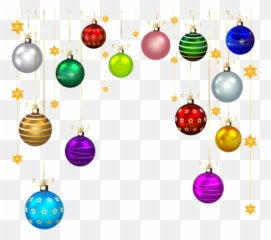 Freetoedit Hanging Decoration Ornaments - Transparent Christmas Emoji