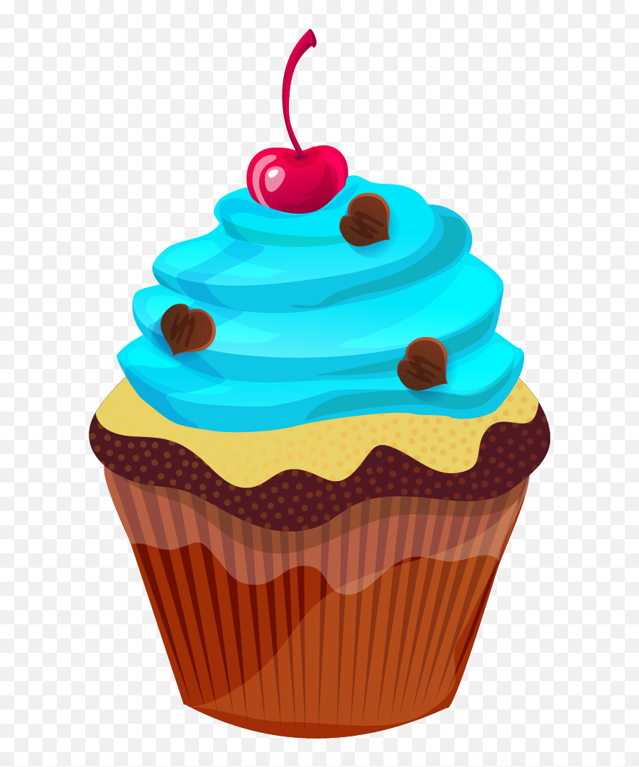 Cupcake Free To Use Clipart - Cupcake Clipart Emoji,Emoji Cupcakes