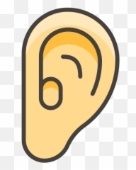 Ear Emoji Clipart
