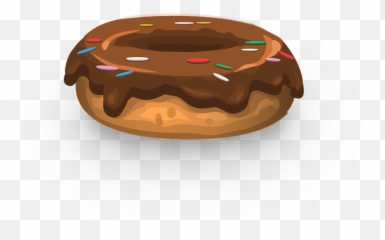 Donut Frosting Sprinkles - Animasi Donat Emoji,Chocolate Pudding Emoji