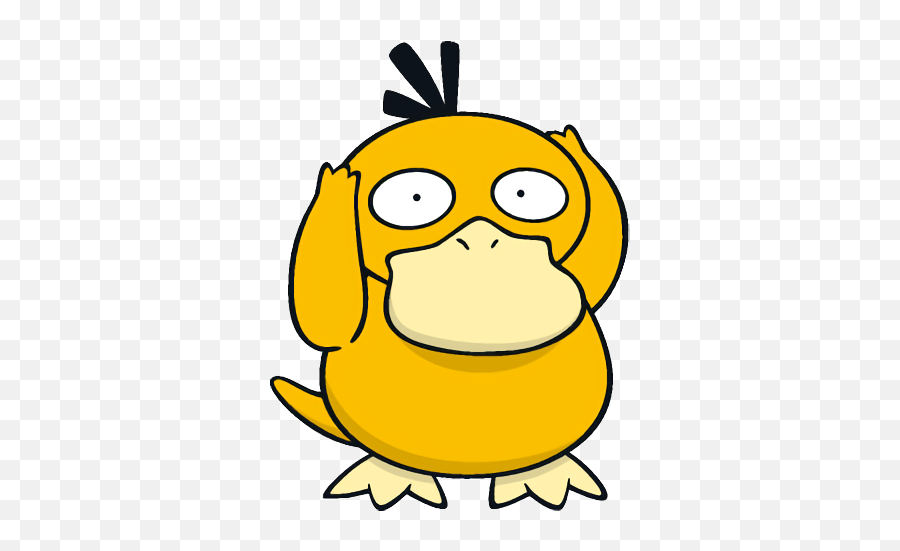 Cutest Pokémon Of Them All - Pokemon Png Psyduck Emoji,Snot Emoji