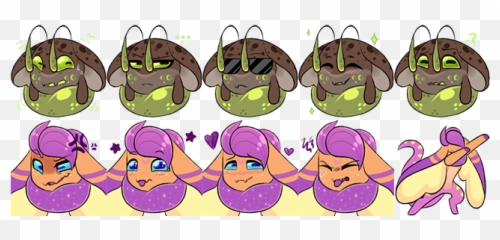 Filling The Discord With Emojis - Cartoon