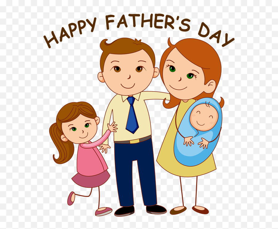 June Clipart Fathers Day June Father - Happy Father Day Cartoon Emoji,Father's Day Emoji