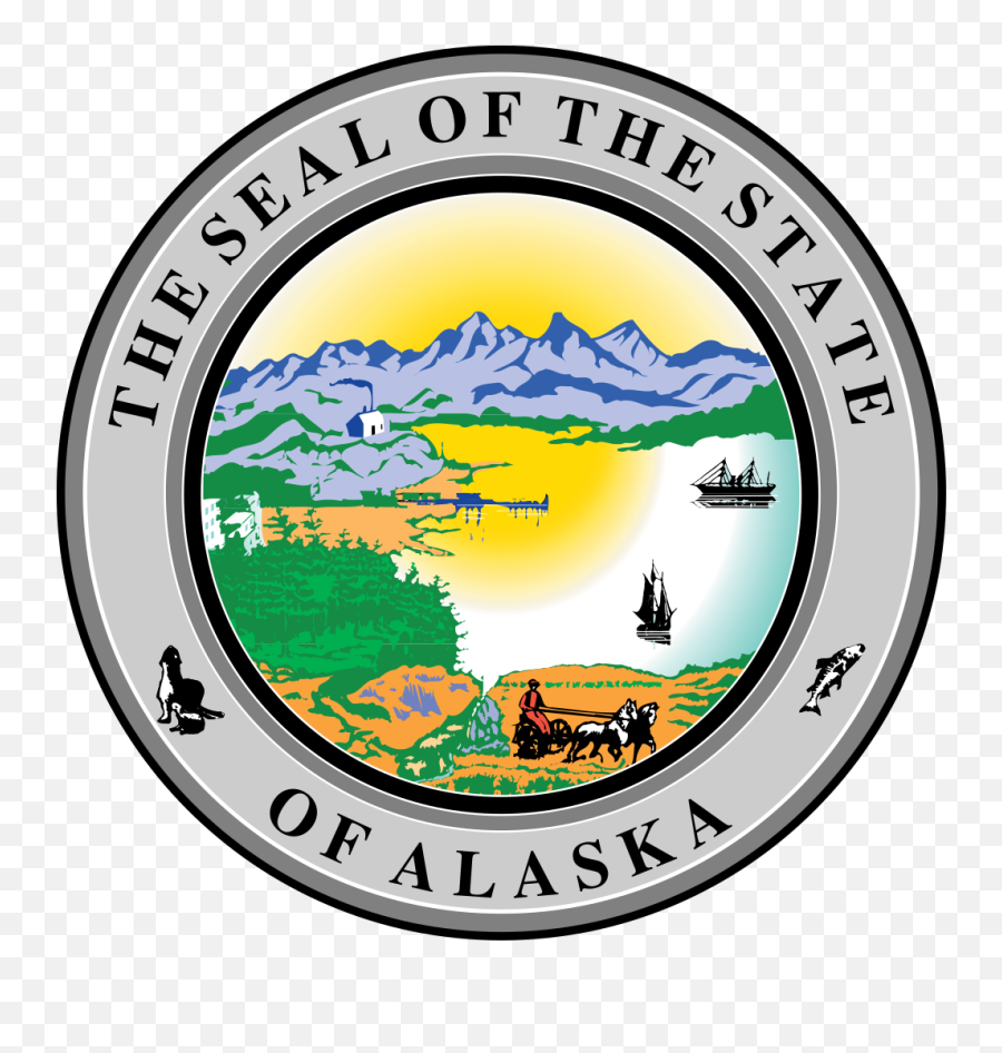 Alaska - Alaska State Seal Png Emoji,Alabama Emoji Free