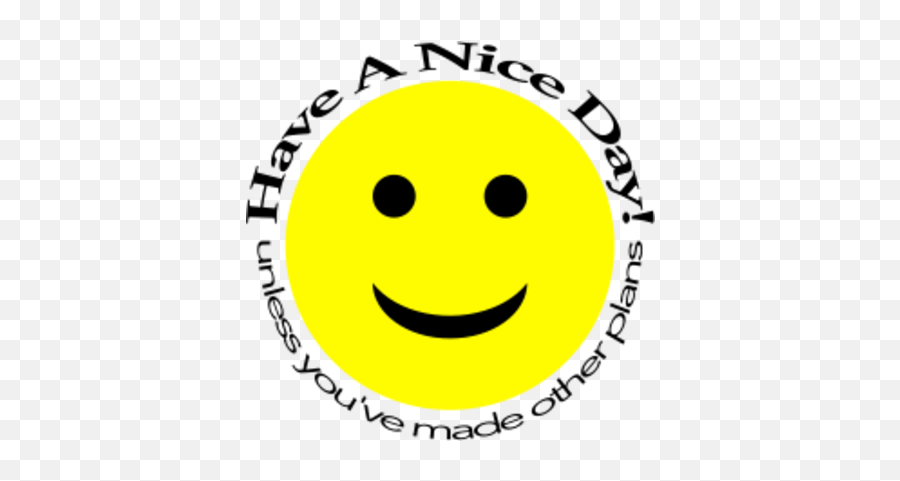 Is - Smiley Emoji,Have A Nice Day Emoticon