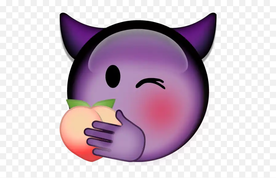 Emoji - Whatsapp Emoji De Diablito,Purple Cat Emoji