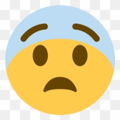 Scared Emoji Meaning With Pictures - Facebook Png Fearful
