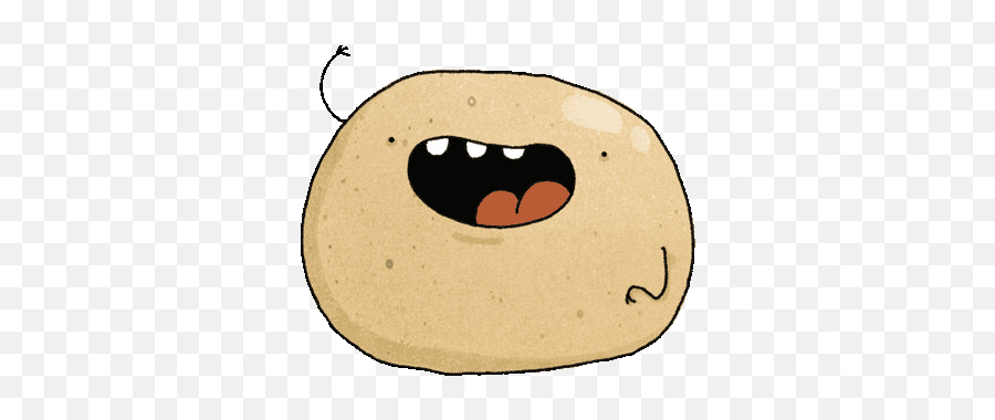 Potato Sticker Pack - Cartoon Emoji,Yam Emoji